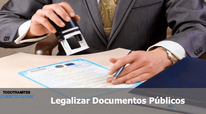 legalizar documentos publicos