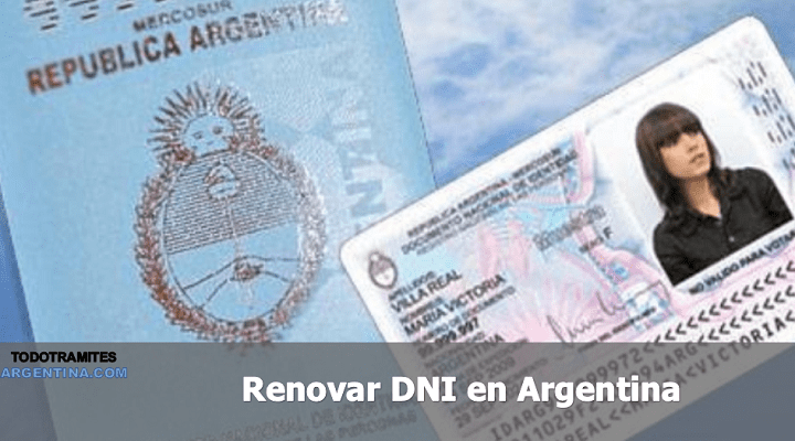 renovar dni en argentina
